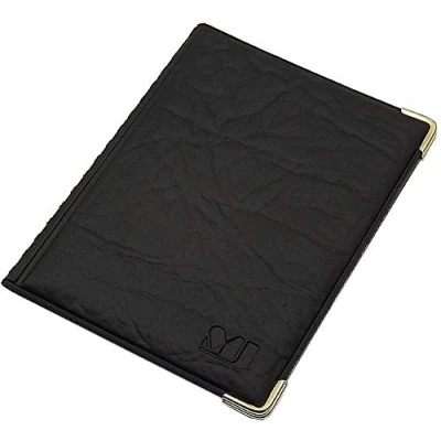 Image de Exclusive Pochette de Carte d&#039;identité et Porte crédit 12 Compartiments MJ Design Germany Made in UE en diverses Couleurs Designs (Désign 1 / Noir)