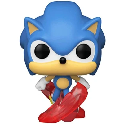 Image de Funko Pop! Games 30th Running Sonic The Hedgehog Figurine en Vinyle à Collectionner Idée de Cadeau Produits Officiels Jouets pour Les Enfants et Adultes Video Fans