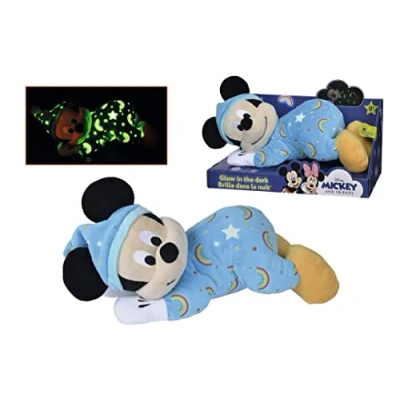 Image de Disney Mickey, 30cm, peluche, impression lumineuse, à partir de 0 mois