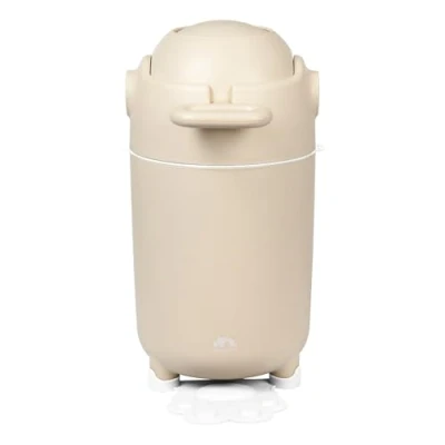 Image de Bebeconfort Poubelle à couches anti odeur taille M, Couvercle odeur, Compatible avec tout sac poubelle, Peut contenir jusqu&#039;à 20 couches, Utilisation une main, Facile nettoyer, Sand