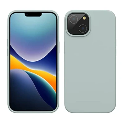 Image de kwmobile Housse Compatible avec Apple iPhone 14 Coque de téléphone Fine Finition Douce Cool Mint