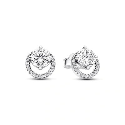 Image de Pandora Timeless Femmes Boucles d&#039;oreilles Argent 291248C01