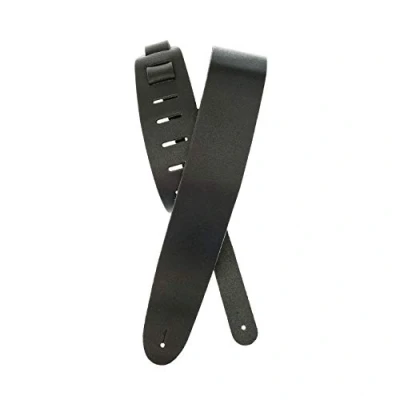 Image de Planet Waves 25BL00 Basic Sangle de guitare en cuir classique Noir