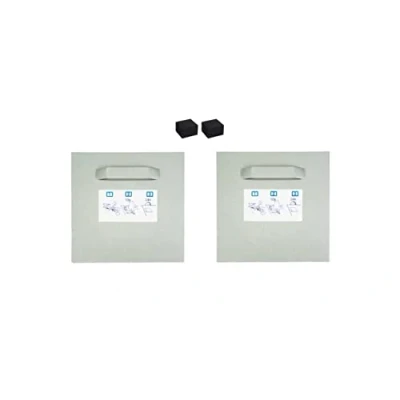Image de Kit de fixation autocollant pour miroir Dibond (2 supports tampon en mousse, 100 x mm)