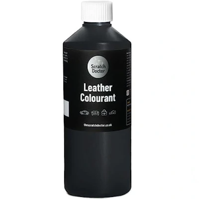 Image de Scratch Doctor Teinture pour Cuir réparation du Cuir, Convient aux canapés, Meubles, sièges de Voiture, Chaussures, 29 Couleurs Disponibles (Gris foncé, 250 ML)