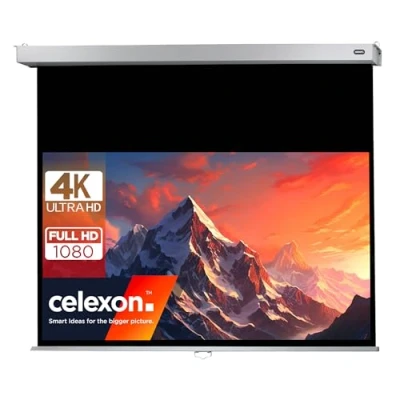 Image de Ecran de projection CELEXON Manuel PRO PLUS 16:9 72&quot; Blanc mat