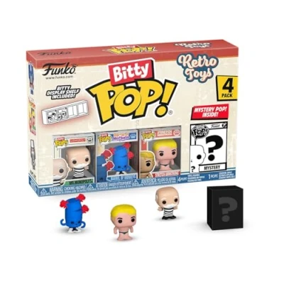Image de Funko Bitty Pop! Retro Toys Mr. Monopoly 4PK​et Une Mini Figurine Mystère en Surprise 2.2 Cm Transformers Classic Soundwave Collectionnable Étagère Empilable Incluse Idée de Cadeau