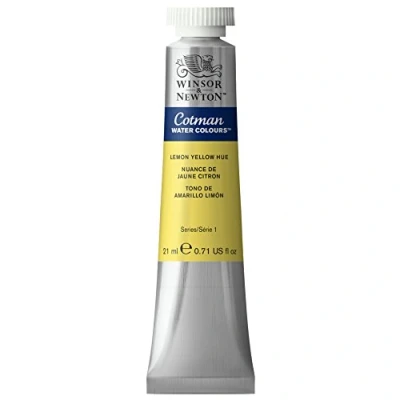 Image de Winsor &amp; Newton Cotman Aquarelle Tube 21ml Jaune Citron Imitation