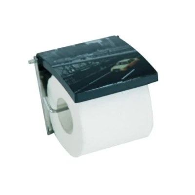 Image de Porte Rouleau papier WC MDF NEW YORK MSV DEROULEUR