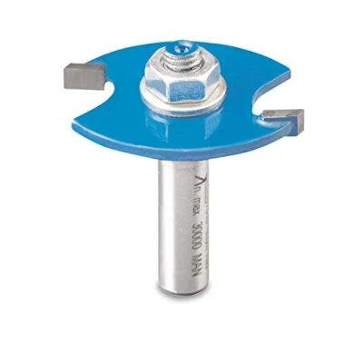 Image de kwb fraise à rainurer disque Ø 2 mm, mises rapportées en métal dur avec tige de serrage précise et géométrie coupe optimisée pour un fraisage précis
