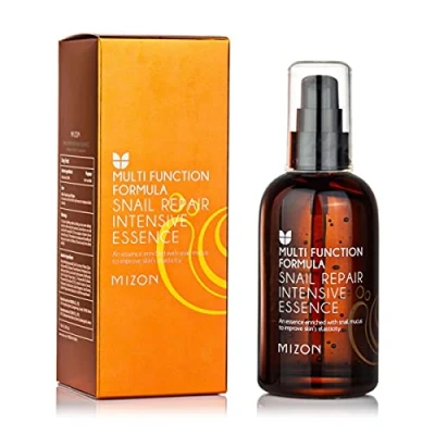 Image de [MIZON] SNAIL REPAIR INTENSIVE Essence (100ml) Soin coréen Hydratante pour le visage Extrait de bave d&#039;escargot Anti âge &amp; des rides Éclat et Élasticité la Peau