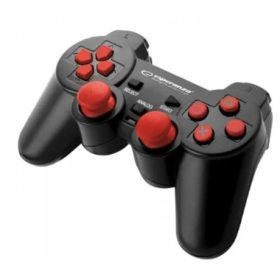 Image de Esperanza EGG106R Gamepad PS2/PS3/PC USB Corsair Black/Red