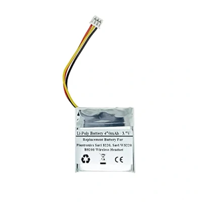 Image de Batterie de rechange 470 mAh 3,7 V pour casque sans fil Plantronics Savi 8220, W8220, B8200, 203035 01, 203055 208769 02, 213199 01