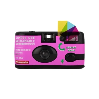 Image de Lomography LomoChrome Appareil photo repositionnable à usage simple Violet