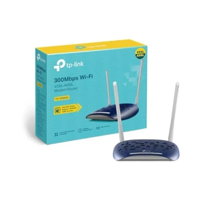Image de TP Link TD W9960 Wireless router DSL modem 4 port switch Wi Fi 2.4 GHz Neuf
