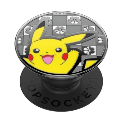 Image de PopSockets : poignée de téléphone avec béquille Extensible, Pop Socket pour téléphone, Pokémon émail Hey Pikachu !