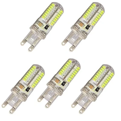 Image de Lot de 5 ampoules G9 Lampe LED, poires, 320 lumens LED 3 W (remplacement pour 25 W) Blanc froid 6000 K, angle d&#039;éclairage 360 , AC 220 240 V