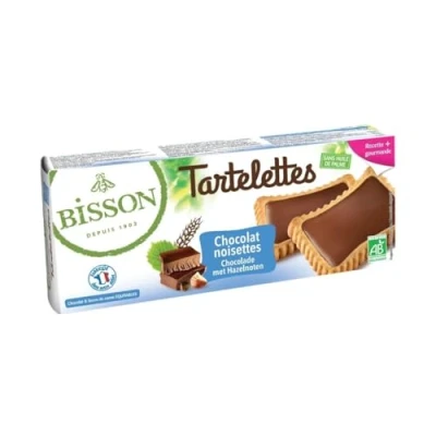 Image de BISSON Tartelettes Chocolat Noisette Bio 150 g 1 Unité