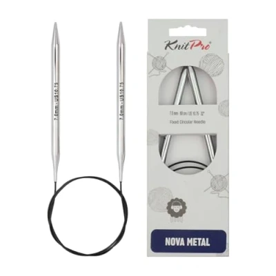 Image de KnitPro KP11373 Nova Aiguille Fixe Circulaire Bois Multicolore 28 x 1 1,3 cm