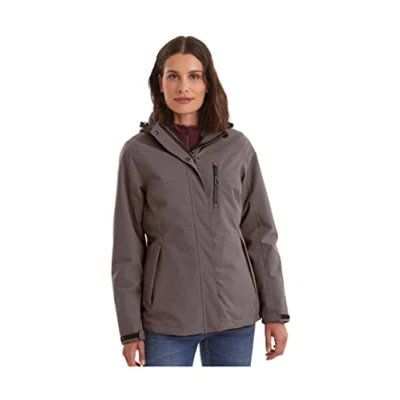 Image de killtec Femme Veste fonctionnelle/veste d&#039;hiver avec capuche amovible KOW 140 WMN JCKT, dark mallow, 38, 37411 000