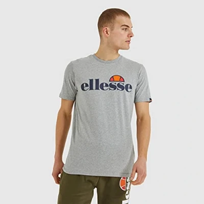 Image de Ellesse SL Prado TEE Tshirt imprimé, Homme, Taille: Small, Grey marl