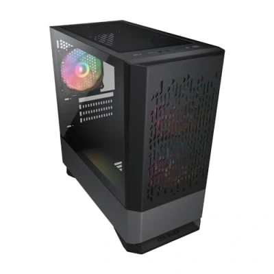 Image de COUGAR GAMING BOITIER PC MG 140 AIR RGB NOIR MINI TOUR Inclus 3 ventilateurs ARGB Éclairage RVB Contrôleur LED intégré Jusqu&#039;à 5