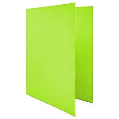 Image de Raylu Paper® classeur à 4 anneaux en D de 25 mm, A4 avec rangement pour documents, format 33,5 cm haut x 26 large et dos d&#039;épaisseur (vert clair)