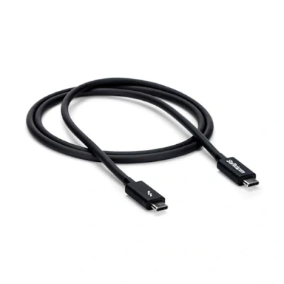 Image de StarTech.com Câble Thunderbolt 3 (20 Gb/s) USB C de 1 m Compatible Thunderbolt, et DisplayPort M/M Neuf
