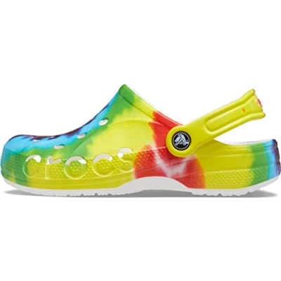 Image de Crocs Baya Graphic Clog Mixte Sabots, Multi Tie Dye, 36/37 EU
