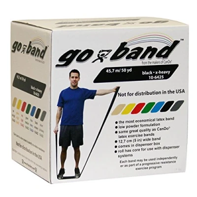 Image de Cando Appareil de Musculation la Main Go Band Black 45M