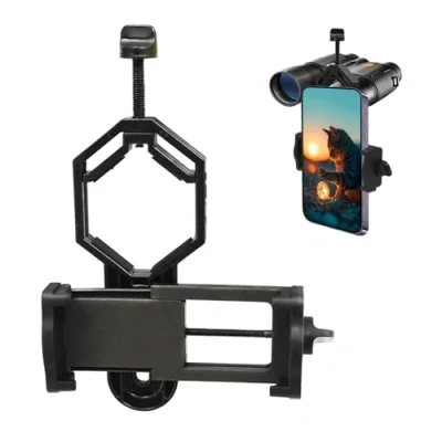 Image de Surplex Adaptateur Smartphone Portable Universel Digiscoping Adapter pour télescope, monoculaire, Microscope, Jumelles