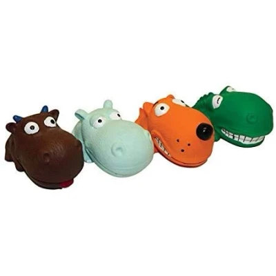 Image de MULTIPET Mini Latex Animals 3.5&quot; Dog Toy Assorted Colors and