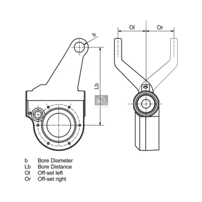 Image de DT Spare Parts 1.18634 Régleur de timonerie, système freinage SCANIA: 3 series