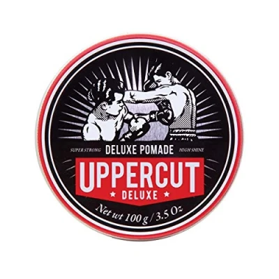 Image de Uppercut Deluxe, Deluxe Pomade, Pomade Professionnelle à Base d&#039;Eau pour Créer des Looks Intemporels et Classiques, Maintien Fort Brillance Élevée, Produit Capillaire Hommes 100g
