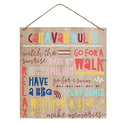 Image de something different r?gles de Caravane Panneau en Bois