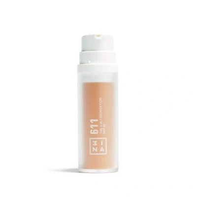 Image de 3INA MAKEUP The 3 in 1 Foundation 611 Fond de Teint Lumière avec Sous Teinte Rose Primer Anti Cernes et SPF 15 Vitamine C Vegan Cruelty Free