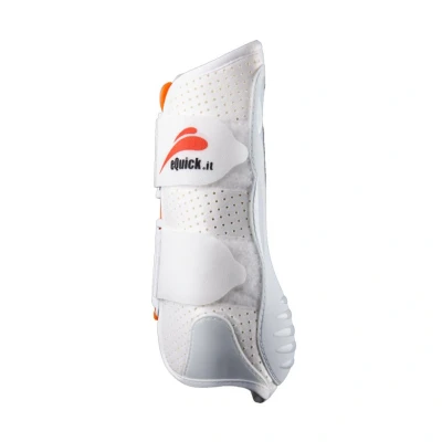Image de eQuick Protèges Tendons eKur Luxury Rear Blanc Poney