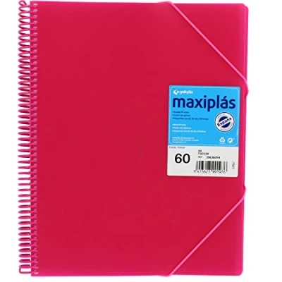 Image de Grafoplás 39836054 Classeur à pochettes et A4 60 Fuchsia