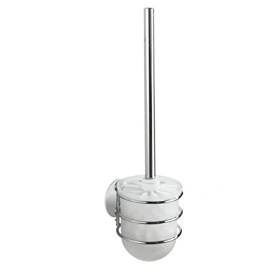 Image de WENKO Turbo Loc® brosse WC fixer sans percer Chromé