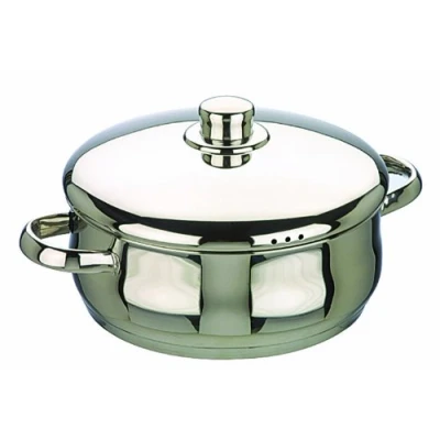 Image de IBILI Marmite avec couvercle Oslo, 26 cm, Acier inoxydable, Compatible l’induction
