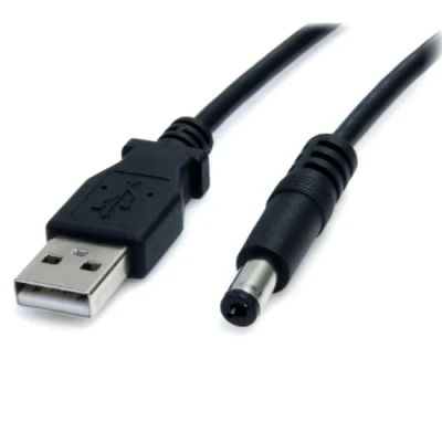 Image de StarTech.com Câble d&#039;alimentation USB vers prise DC de 91 cm Cordon connecteur Type M 5V (USB2TYPEM)