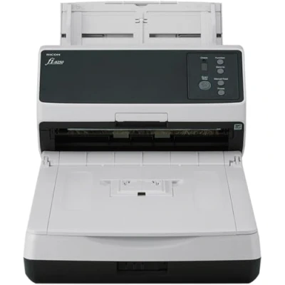 Image de RICOH fi 8250 Scanner de Groupe Travail à LED Recto Verso 50 ppm/100 ipm Format A4 avec ADF/Lecteur Plat, Gigabit Ethernet et USB 3.2