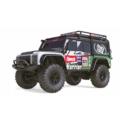 Image de Amewi 22590 Dirt Climbing Fierce Tiger SUV Crawler 4WD 1:10 RTR Noir avec télécommande, Batterie, câble de Charge