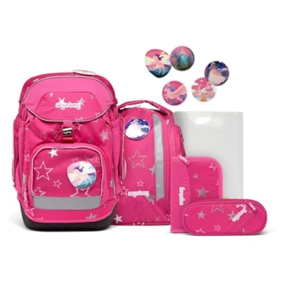 Image de Ergobag Lumiedition Set d&#039;écolier pour enfants, Taille: One Size, Pink