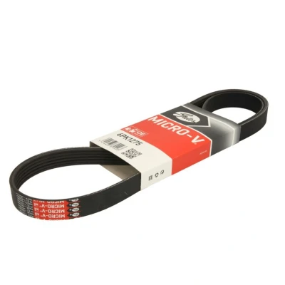 Image de GATES 6PK1275 Courroie Poly V 1275 6 Polyester, EPDM (éthylène propylène diène caoutchouc) RoadMax Value Line OPEL: Meriva A, Corsa C 3/5 portes