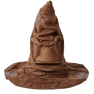 Image de Wizarding World Harry Potter 6063719 Chapeau magique interactif parlant avec mouvements et 15 phrases différentes en 2 langues Jouets pour enfants de 5 ans +