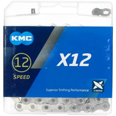 Image de KMC X12 12 chaînes Mixte, Argenté, 126 Link