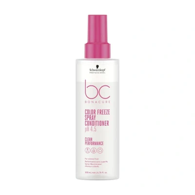 Image de Schwarzkopf Après shampoing BonaCure Clean Performance Color Freeze Spray Conditioner pH 4.5