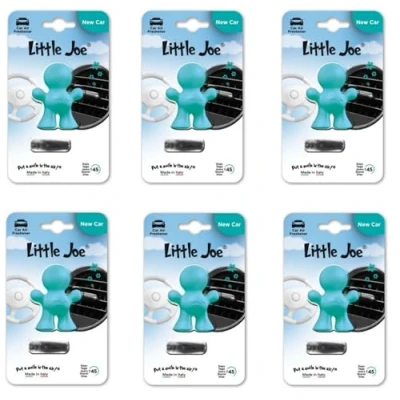 Image de Little Joe NeW Car Lot de 6 désodorisants pour voiture Turquoise À monter sur n&#039;importe quelle grille d&#039;aération +/ 45 jours fraîcheur dans la