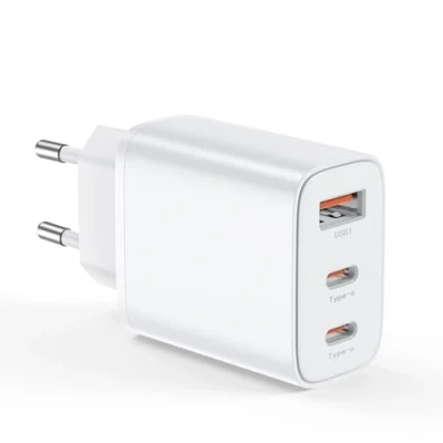 Image de Chargeur USB C 40 W 3 Ports Prise Type Charge Rapide Multiple pour iPhone 16 15 14 13 12 11 Pro Max XR XS 8 7, iPad, Samsung, Tablette